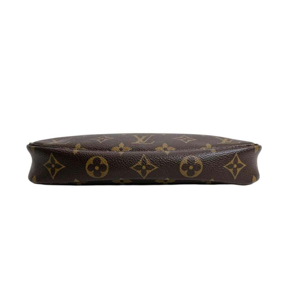 LOUIS VUITTON Authentic Brown Monogram Canvas Pochette Pouch - Picture 4 of 13